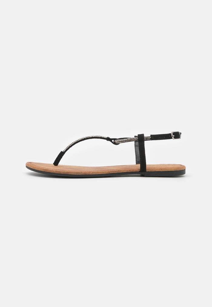 Sandales Anna Field T-bar Noir Femme | CAF-7153479